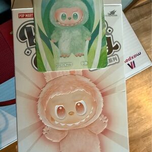 Labubu Cute Creature Plush Toy - Green Serenity Authentic